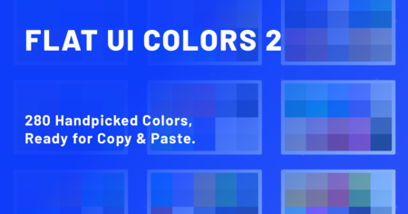 Flat UI Colors 2 - 14 Color Palettes, 280 colors 🎨