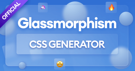 Glassmorphism - simple CSS generator