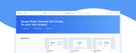A collection of layouts and components built with Tailwind ready to copy paste on your next project.
